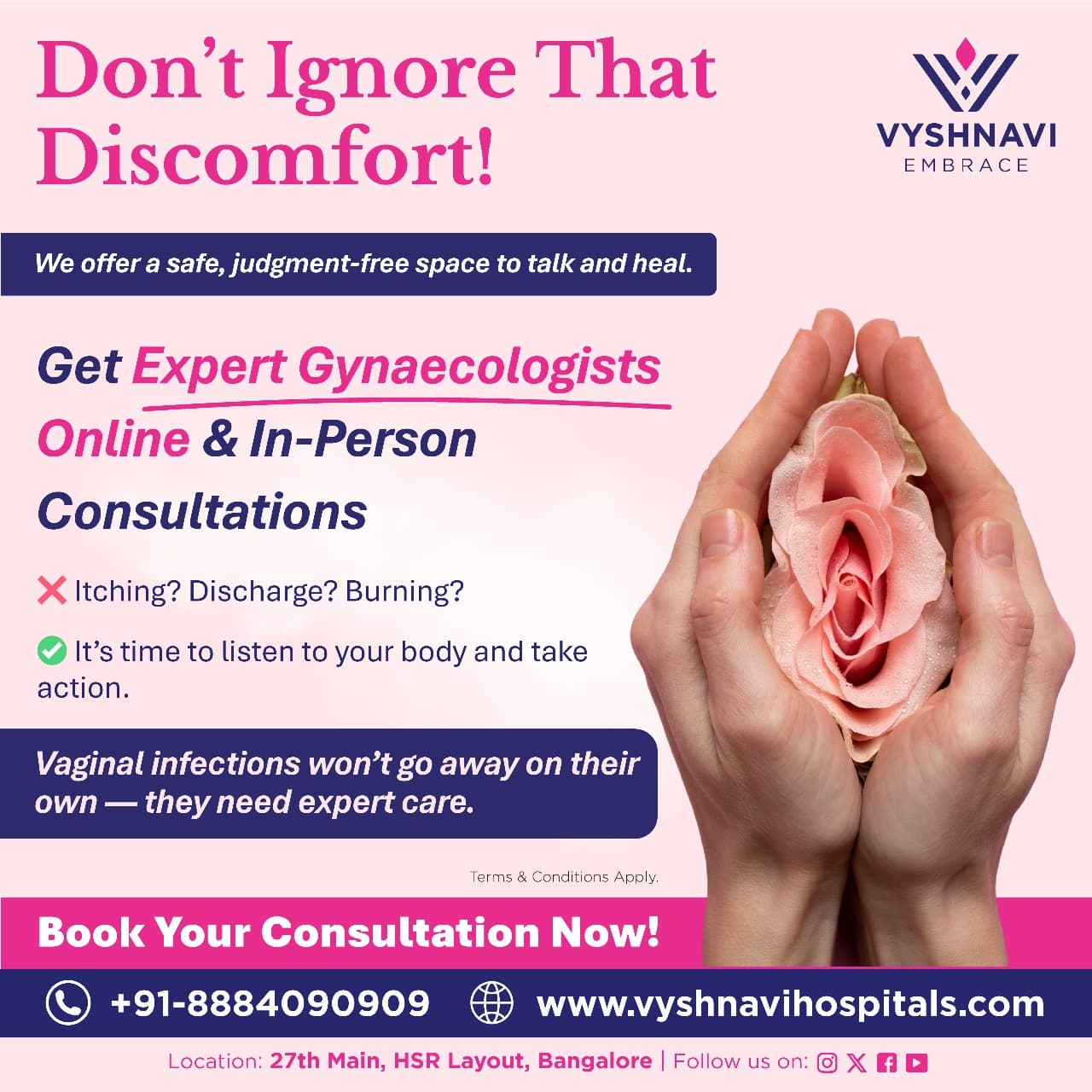Vyshnavi Hospitals awareness campaign creative