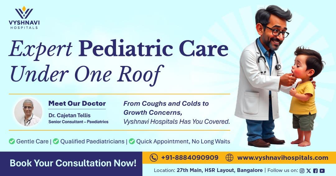 Vyshnavi Hospitals health awareness creative