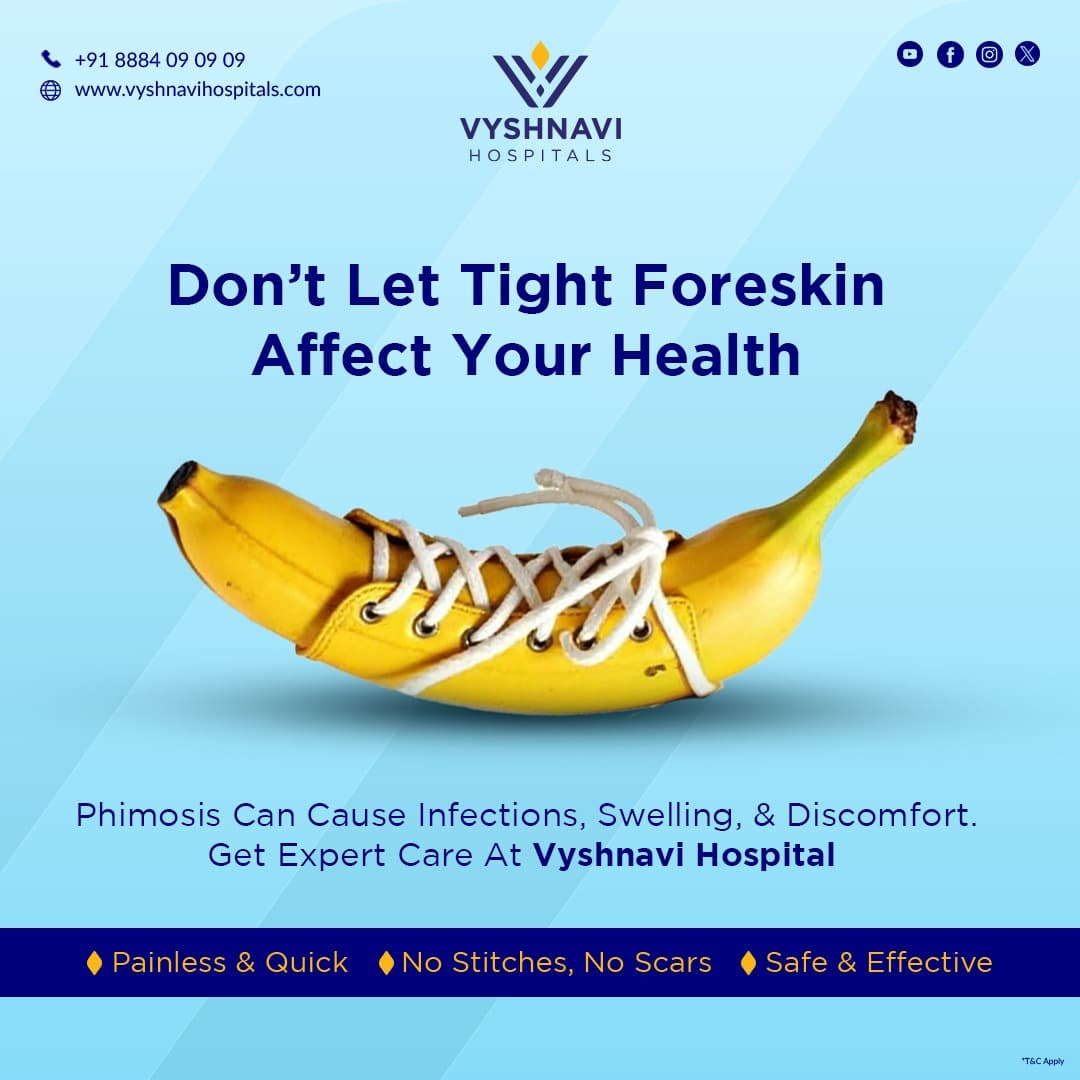 Vyshnavi Hospitals stapler circumcision service creative