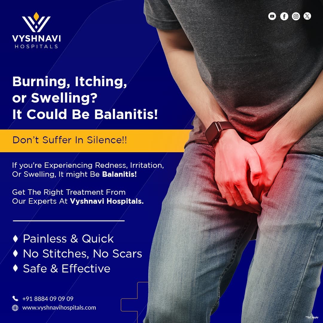 Vyshnavi Hospitals stapler circumcision service creative